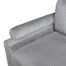  Manufacturer Color_Grey -- Homelegance Robstown Fabric 5 pc Sectional IMAGE 8