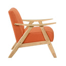  Manufacturer Color_Orange -- Homelegance Damala Stationary Accent Chair IMAGE 3