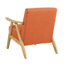  Manufacturer Color_Orange -- Homelegance Damala Stationary Accent Chair IMAGE 4