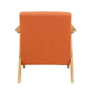  Manufacturer Color_Orange -- Homelegance Damala Stationary Accent Chair IMAGE 5