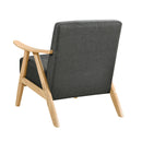  Manufacturer Color_Dark grey -- Damala 1138NADG-1 Accent Chair IMAGE 4
