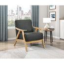  Manufacturer Color_Dark grey -- Damala 1138NADG-1 Accent Chair IMAGE 8