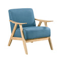  Manufacturer Color_Blue -- Damala 1138NABU-1 Accent Chair IMAGE 1