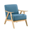  Manufacturer Color_Blue -- Damala 1138NABU-1 Accent Chair IMAGE 1