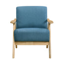  Manufacturer Color_Blue -- Damala 1138NABU-1 Accent Chair IMAGE 2