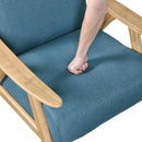  Manufacturer Color_Blue -- Damala 1138NABU-1 Accent Chair IMAGE 7