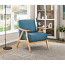  Manufacturer Color_Blue -- Damala 1138NABU-1 Accent Chair IMAGE 8