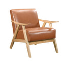  Manufacturer Color_Matt brown -- Damala 1138NABRPU-1 Accent Chair IMAGE 1
