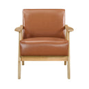  Manufacturer Color_Matt brown -- Damala 1138NABRPU-1 Accent Chair IMAGE 2
