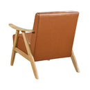  Manufacturer Color_Matt brown -- Damala 1138NABRPU-1 Accent Chair IMAGE 4