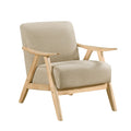  Manufacturer Color_Light brown -- Damala 1138NABR-1 Accent Chair IMAGE 1