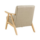  Manufacturer Color_Light brown -- Damala 1138NABR-1 Accent Chair IMAGE 4