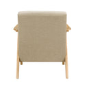  Manufacturer Color_Light brown -- Damala 1138NABR-1 Accent Chair IMAGE 5