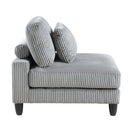  Manufacturer Color_Grey -- Homelegance Robstown Fabric 4 pc Sectional IMAGE 13