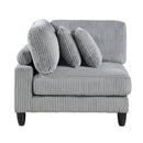  Manufacturer Color_Grey -- Homelegance Robstown Fabric 6 pc Sectional IMAGE 7