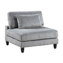  Manufacturer Color_Grey -- Homelegance Robstown Fabric 6 pc Sectional IMAGE 14