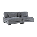  Manufacturer Color_Grey -- Traverse 8555GY*2CR2AC2OT 6 pc Modular Sectional with Ottomans IMAGE 12