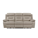  Manufacturer Color_Latte Motion Type_Power Recline -- Laconia 9629LTE-3PW Power Double Reclining Sofa IMAGE 1