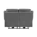  Manufacturer Color_Dark grey Motion Type_Power Recline -- Laconia 9629DGY-2PW Power Double Reclining Love Seat IMAGE 3