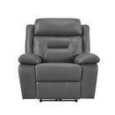  Manufacturer Color_Dark Grey Motion Type_Power -- Laconia 9629DGY-1PW Power Reclining Chair IMAGE 1