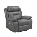  Manufacturer Color_Dark Grey Motion Type_Power -- Laconia 9629DGY-1PW Power Reclining Chair IMAGE 2