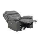  Manufacturer Color_Dark Grey Motion Type_Power -- Laconia 9629DGY-1PW Power Reclining Chair IMAGE 5