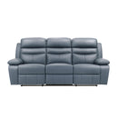  Manufacturer Color_Blue Motion Type_Reclining -- Hancock 9628BUE-3 Double Reclining Sofa IMAGE 1