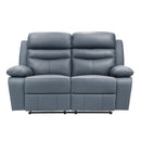  Manufacturer Color_Blue Motion Type_Reclining -- Hancock 9628BUE-2 Double Reclining Love Seat IMAGE 1