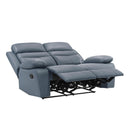  Manufacturer Color_Blue Motion Type_Reclining -- Hancock 9628BUE-2 Double Reclining Love Seat IMAGE 4