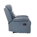  Manufacturer Color_Blue Motion Type_Manual -- Hancock 9628BUE-1 Reclining Chair IMAGE 3
