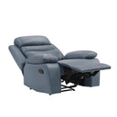  Manufacturer Color_Blue Motion Type_Manual -- Hancock 9628BUE-1 Reclining Chair IMAGE 5