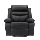  Manufacturer Color_Black Motion Type_Manual -- Hancock 9628BLK-1 Reclining Chair IMAGE 1
