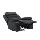  Manufacturer Color_Black Motion Type_Manual -- Hancock 9628BLK-1 Reclining Chair IMAGE 5