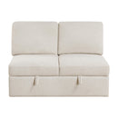  Homelegance Pompano 9630BE*42LRC Sectional with Right Chaise, Pull-out Bed, Hidden Storages and Shelves, Charging Ports IMAGE 10