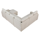  Homelegance Pompano 9630BE*42LRC Sectional with Right Chaise, Pull-out Bed, Hidden Storages and Shelves, Charging Ports IMAGE 3