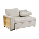 Homelegance Pompano 9630BE*42LRC Sectional with Right Chaise, Pull-out Bed, Hidden Storages and Shelves, Charging Ports IMAGE 7