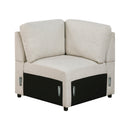  Homelegance Pompano 9630BE*42LRC Sectional with Right Chaise, Pull-out Bed, Hidden Storages and Shelves, Charging Ports IMAGE 8