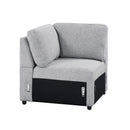  Homelegance Pompano 9630GY*42LRC Sectional with Right Chaise, Pull-out Bed, Hidden Storages and Shelves, Charging Ports IMAGE 14