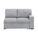  Homelegance Pompano 9630GY*4LC2R Sectional with Left Chaise, Pull-out Bed, Hidden Storages and Shelves, Charging Ports IMAGE 17