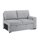  Homelegance Pompano 9630GY*4LC2R Sectional with Left Chaise, Pull-out Bed, Hidden Storages and Shelves, Charging Ports IMAGE 18