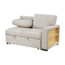  Homelegance Pompano 9630BE*3LC2R Sectional with Left Chaise, Pull-out Bed, Hidden Storages and Shelves, Charging Ports IMAGE 18