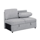  Homelegance Pompano 9630GY*3LC2R Sectional with Left Chaise, Pull-out Bed Hidden Storages and Shelves, Charging Ports IMAGE 12