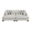 Manufacturer Color_Beige -- Homelegance Tinley Fabric Chaise IMAGE 2