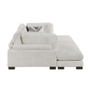  Manufacturer Color_Beige -- Homelegance Tinley Fabric Chaise IMAGE 3