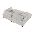  Manufacturer Color_Beige -- Homelegance Tinley Fabric Chaise IMAGE 4