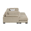  Manufacturer Color_Brown -- Tinley 9555BRW*2VC 2 pc Chaises IMAGE 3