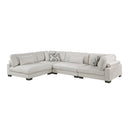  Manufacturer Color_Beige -- Homelegance Tinley Fabric 4 pc Sectional IMAGE 2