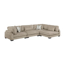 Manufacturer Color_Brown -- Tinley 9555BRW*42CR2AC 4 pc Modular Sectional IMAGE 1