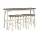  Homelegance Caspian 5687WTT-424P 4 pc Pack Pub Height Set IMAGE 1