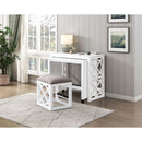  Homelegance Salina 4998WHT 3 pc Pack Desks with Stool Set IMAGE 14